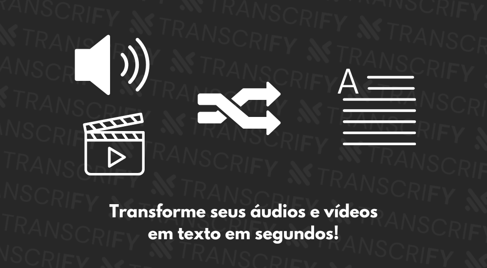 Transforme Áudios e Vídeos em Texto em Segundos!